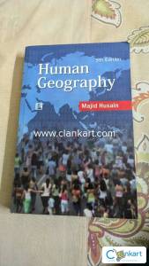 Human Geography by Majid Husain 5th Edition New book for UPSC