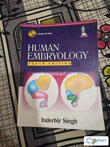 Human embryology 10th ed Inderbir singh
