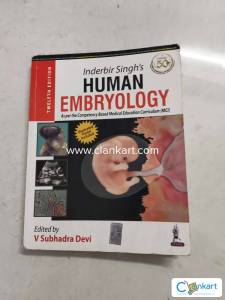 Human embryology IB SINGH 12TH EDITION