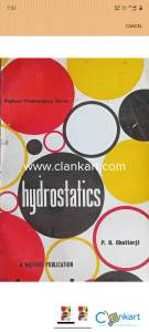 Hydrostatics,p n chatterjee
