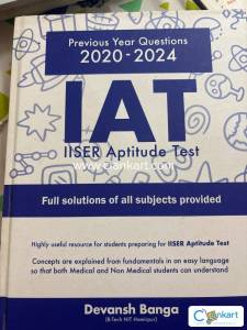 IAT Previous Year Question 2020 - 2024