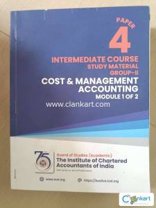 CA Inter  ICAI CA Intermediate Group 1 and 2 Full set books