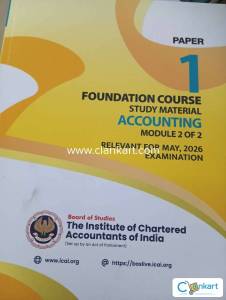 ICAI study material (C.A FOUNDATION)