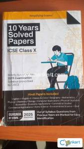 ICSE 10 Years Solved Papers - Class X
