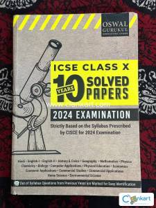 ICSE 10 years Solved Papers