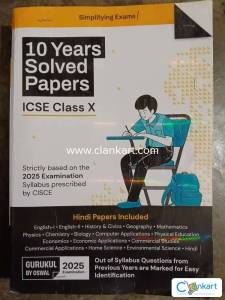 ICSE 10 years old papers for class 10th