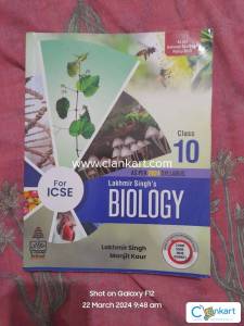 ICSE BIOLOGY FOR CLASS 10