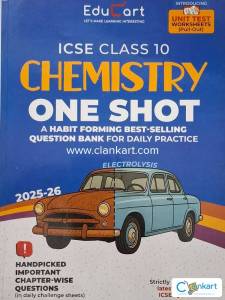 ICSE CLASS 10TH EDUCART CHEMISTRY QUESTION BANK