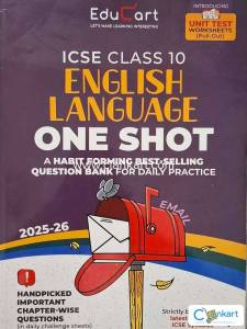 ICSE CLASS 10TH EDUCART ENGLISH LANGUAGE ONE SHOT QUESTION BANK