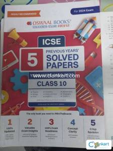 ICSE CLASS 10 PREVIOUS 5 YEARS SOLVED PAPERS
