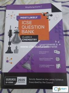 ICSE CLASS 10 QUESTION BANK CHEMISTRY