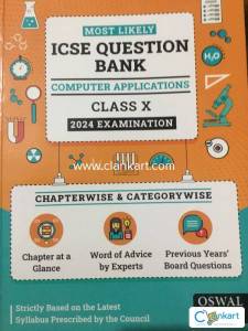 ICSE CLASS 10 QUESTION BANK COMPUTER APPLICATION 2024