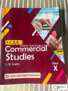 ICSE COMMERCIAL STUDIES FOR CLASS X