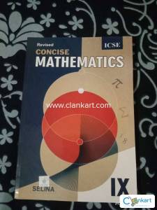 ICSE CONCISE MATHS for class 9