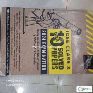 ICSE Class 10 (10 years solved papers)