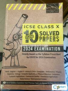 ICSE Class 10 Ten Year Solved Papers - Oswal Gurukul