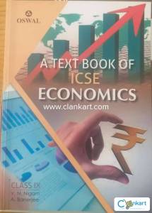 ICSE Class 9 Economics TextBook Unused New