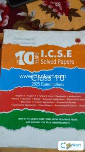 ICSE Class X 10 Years Solved Papers