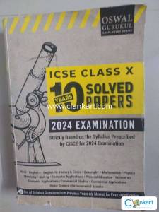ICSE Class X (10 years solved papers)