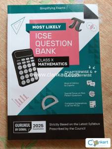 ICSE Class X Mathematics Question Bank