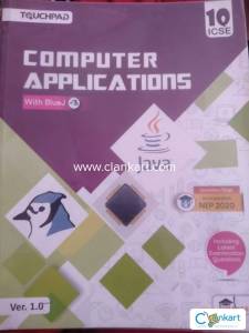 ICSE Computer Application class 10 JAVA by touchpad