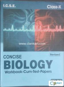 ICSE Concise Biology Workbook Class 10th