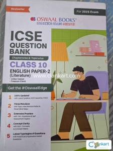 ICSE ENGLISH PAPER-2 QUESTION BANK for class 10