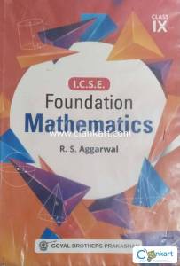 ICSE Foundation Mathematics for class 09
