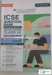 ICSE Geography Reference Book