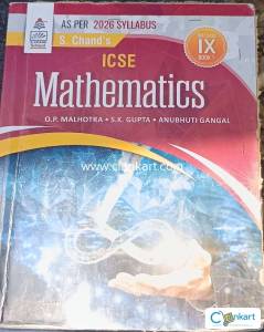 ICSE MATHEMATICS OP MALHOTRA FOR CLASS 9