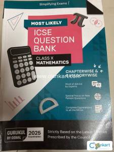 ICSE MATHS QUESTION BANK