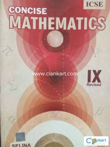 ICSE Selina Math book for class 9