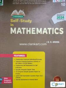 ICSE Mathematics( Self Study)  for Class 10