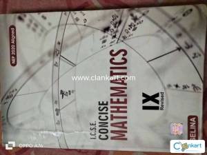 ICSE Maths for class 9