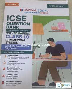 ICSE QUESTION BANK SOLVED PAPERS CLASS 10 Commercial studies