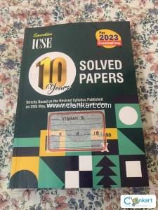 ICSE SOLVED PAPERS 10 YEARS FOR CLASS X FOR SELL