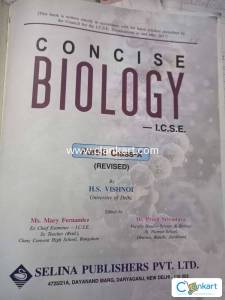 ICSE class10th Concise biology selina
