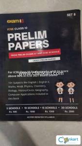 ICSE class 10 Prelim papers