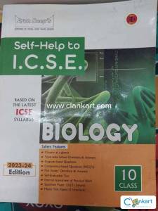 ICSE class 10 biology self help book
