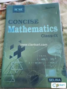 ICSE concise mathematics for class 9