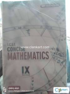 ICSE concise mathematics selina ,R K Bansal