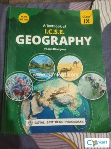 ICSE geography book class 9
