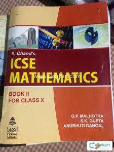 ICSE, mathematics book 2 for class 10th