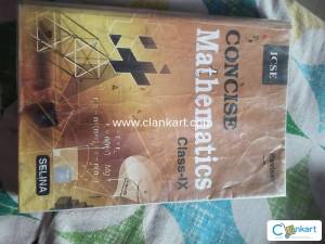 ICSE maths class 9 , (concise mathematics)