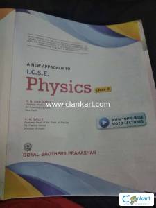 ICSE physics class 10