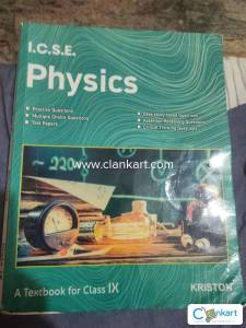 ICSE physics class 9 book