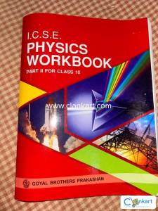ICSE physics workbook, part -2 (for class 10th)