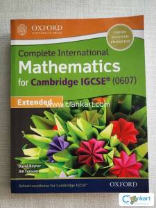 IGCSE Complete International Mathematics 0607 Oxford Press