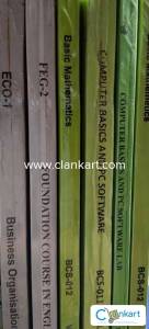 IGNOU BCA 1st Semester Books Set - 6 Books