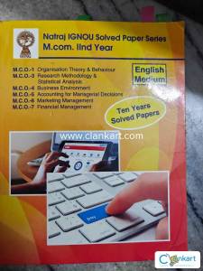 IGNOU Solved paper series M.COM II year